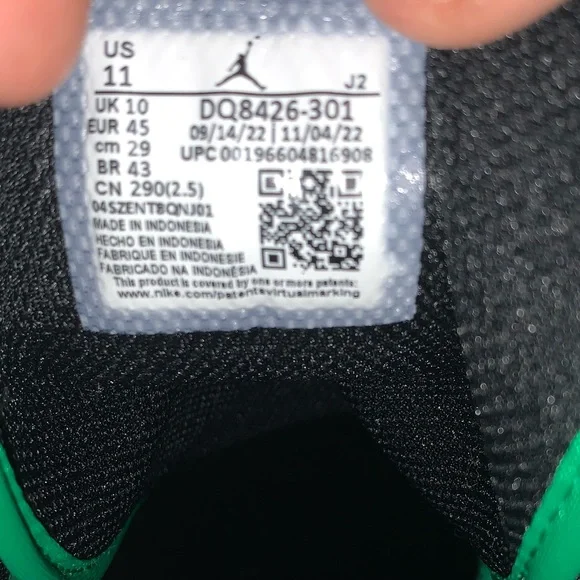 ❌SOLD❌Air Jordan 1 mid lucky green - Picture 7 of 13